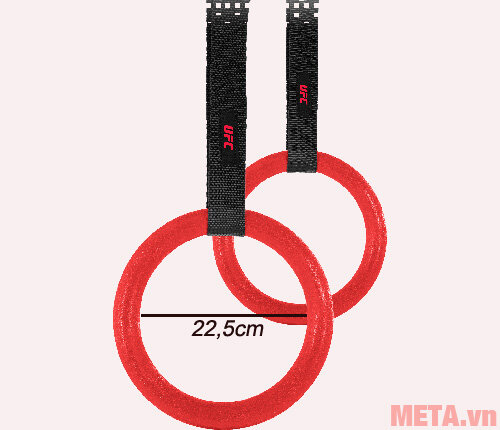 Bộ vòng xà tay tập thể lực Pull up Rings 03K401-UFC