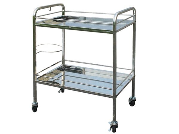 Hình ảnh xe đẩy y tế inox XED01 Hình ảnh xe đẩy y tế inox XED01