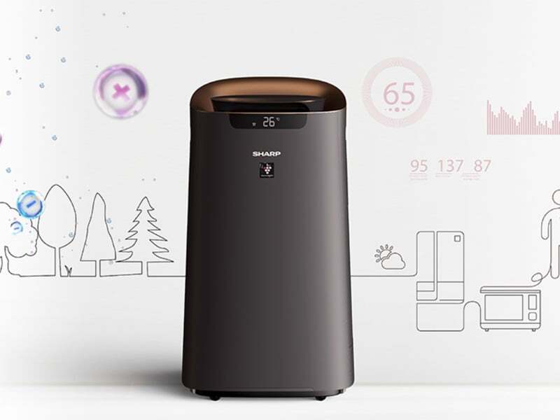 Sharp KI-L80V-T có chức năng tạo độ ẩm Sharp KI-L80V-T có chức năng tạo độ ẩm