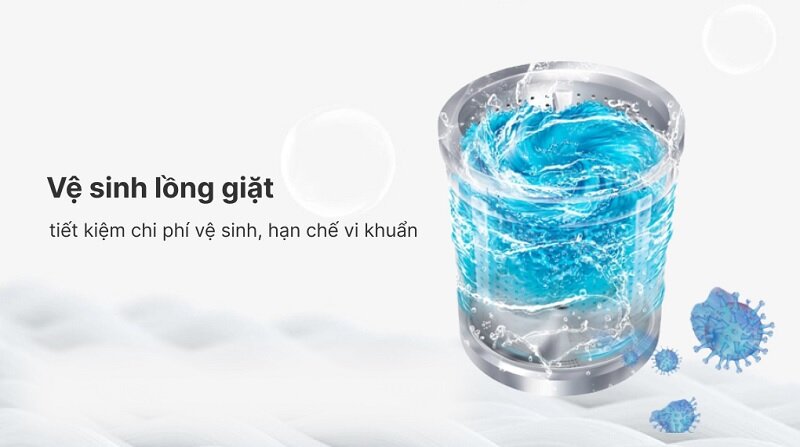 Máy giặt Aqua Inverter 18 kg AQW-DR180UHT PS tiết kiệm điện