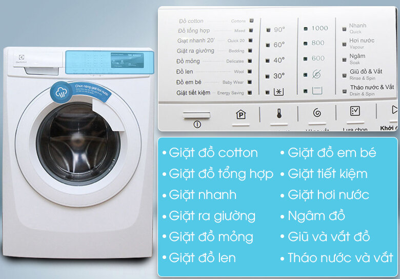 Máy giặt Electrolux 8 kg EWF10843 Máy giặt Electrolux 8 kg EWF10843
