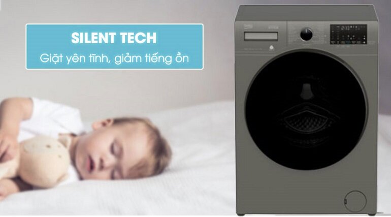 Máy giặt Beko WCV10749XMST - inverter, 10 kg