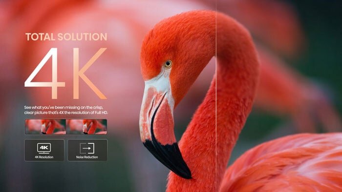 Google tivi Hisense 4K 65 inch 65A6500H có độ phân giải 4K