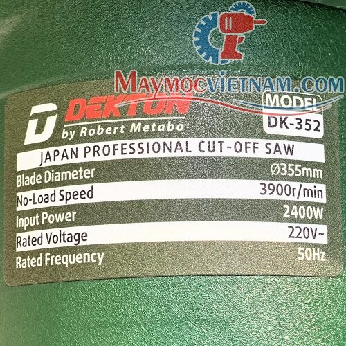 Máy cắt sắt Dekton DK-352 2400W