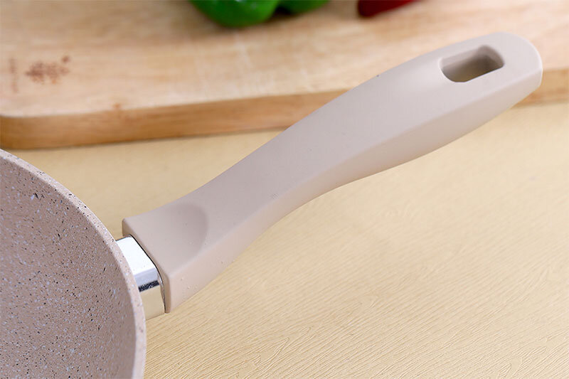 Chảo nhôm đáy từ chống dính đá hoa cương 24 cm Happycook Charm CHP-24 Chảo nhôm đáy từ chống dính đá hoa cương 24 cm Happycook Charm CHP-24