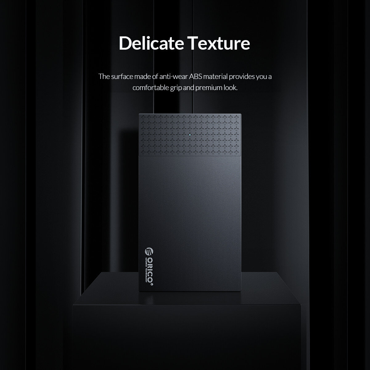 Hộp ổ cứng 2.5 inch Orico 2526C3-BK SATA 3 USB3.1 Gen2 Type-C 6