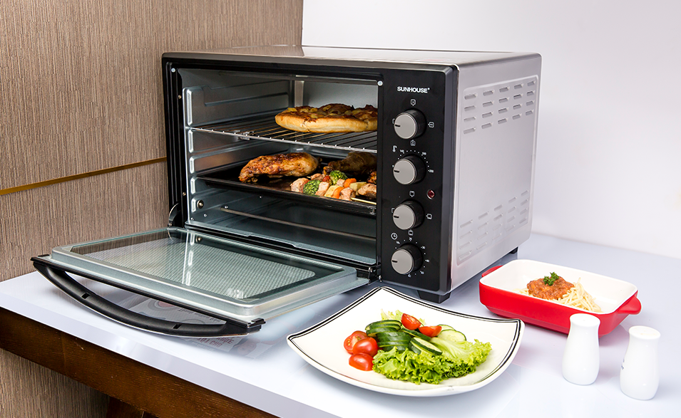 Lò nướng 48L Sunhouse SHD4248S (Vỉ inox)