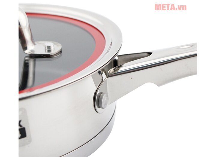 Chảo chống dính inox 304 có vung kính Elmich Praha EL3247 20cm Chảo chống dính inox 304 có vung kính Elmich Praha EL3247 20cm