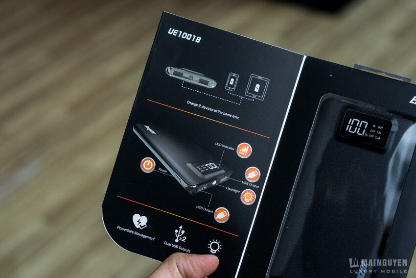 PIN DỰ PHÒNG ENERGIZER 10000MAH - UE10018