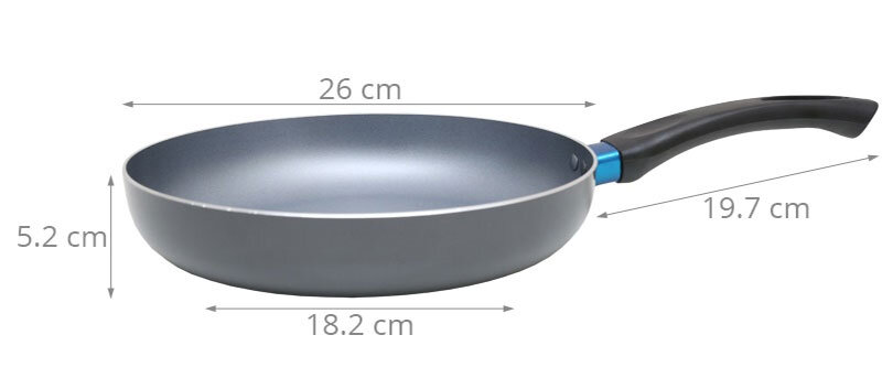 Chảo nhôm chống dính 26 cm Elmich Smartcook S-40026 Chảo nhôm chống dính 26 cm Elmich Smartcook S-40026