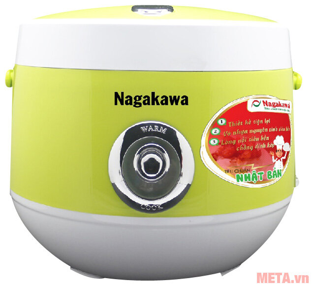 Nồi cơm điện Nagakawa NAG0101 1.8 lít
