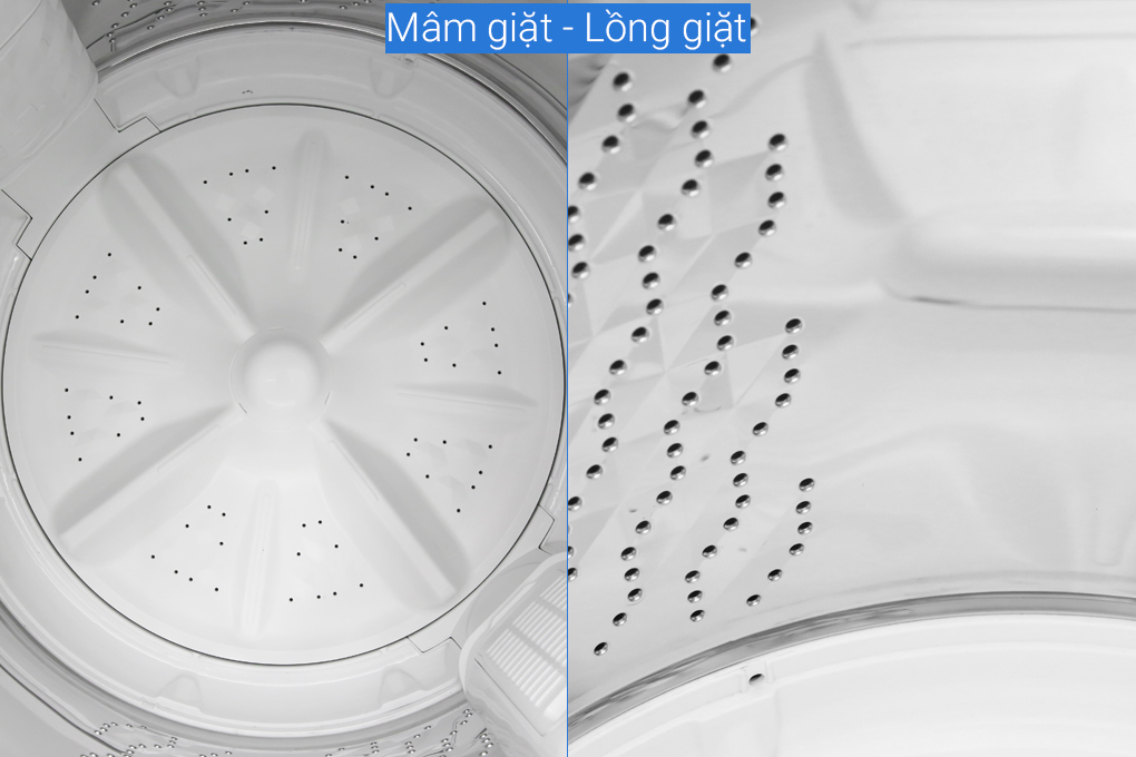 Mâm giặt và lồng giặt máy giặt cửa trên Panasonic