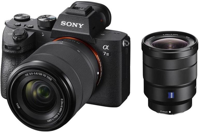Máy Ảnh Sony Alpha A7M3K Kit 28-70mm (ILCE-7M3K)   FE 50mm F1.8F (SEL50F18F)