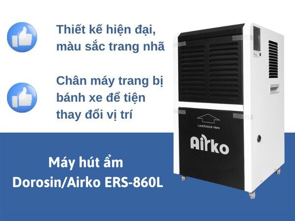 Máy hút ẩm Airko ER-860L Ảnh 2