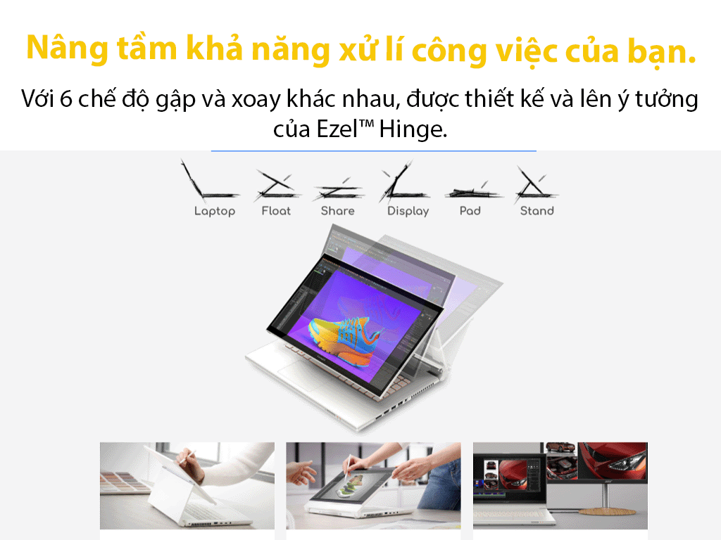 Laptop Đồ họa ConceptD 7 Ezel CC715-71-7940