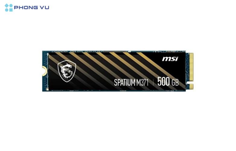 Ổ cứng SSD MSI SPATIUM M371 NVMe M.2 500 GB có chip nhớ 3D NAND