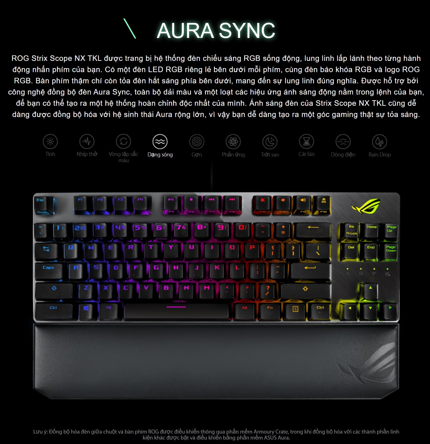 Bàn phím Asus ROG Strix Scope NX TKL