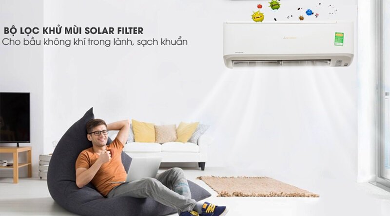 Điều Hòa Mitsubishi Heavy 12000 BTU 1 Chiều Inverter SRK/SRC13YT-S5 khử mùi hiệu quả