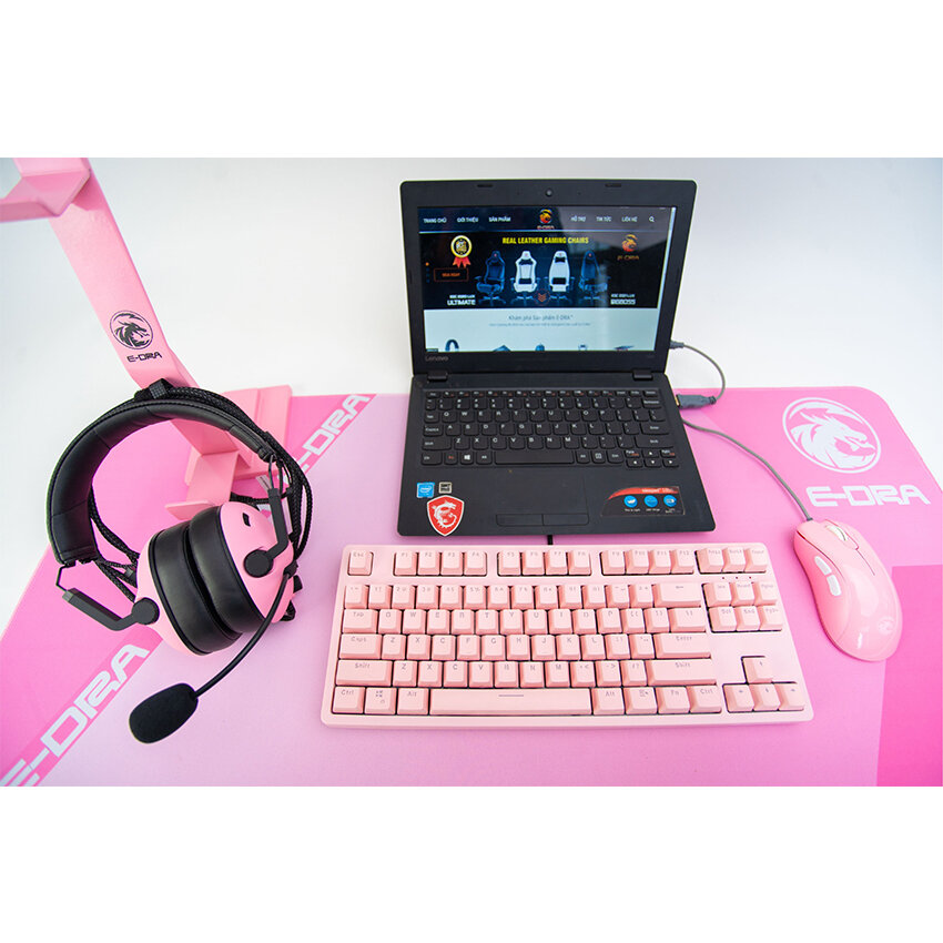 Bàn di Chuột E-DRA EMP901 màu hồng (400 x 900 x 4mm) 2