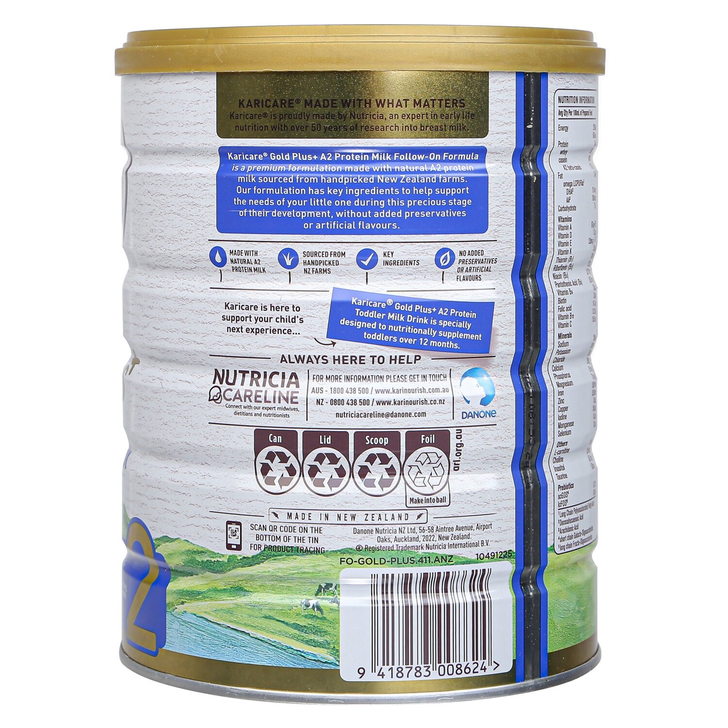 Ưu điểm nổi bật của sữa Karicare Gold Plus A2