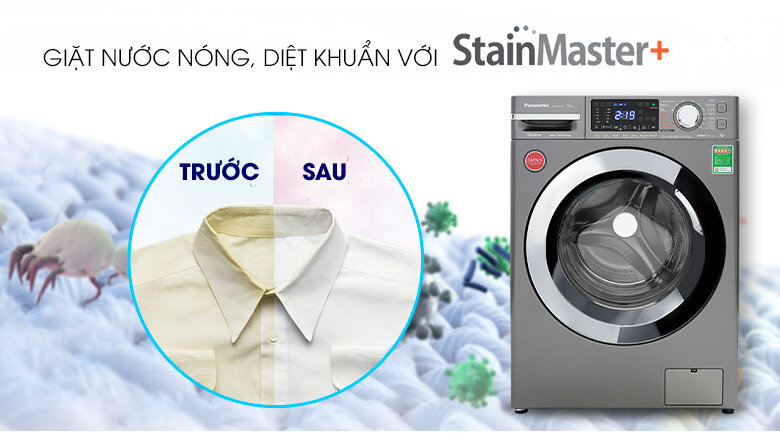 Máy giặt Panasonic inverter NA-V10FX1LVT