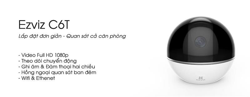 Camera IP Wifi EZVIZ CS-CV248-A3-32WMFR (C6T with RF)