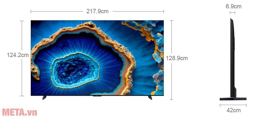 Google TV QD-Mini LED TCL 4K 98C755