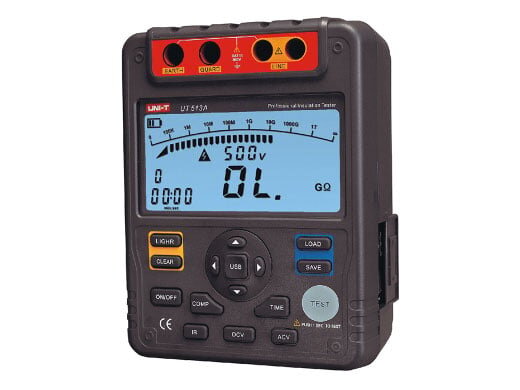 Máy đo điện trở cách điện UNI-T UT513A Máy đo điện trở cách điện UNI-T UT513A