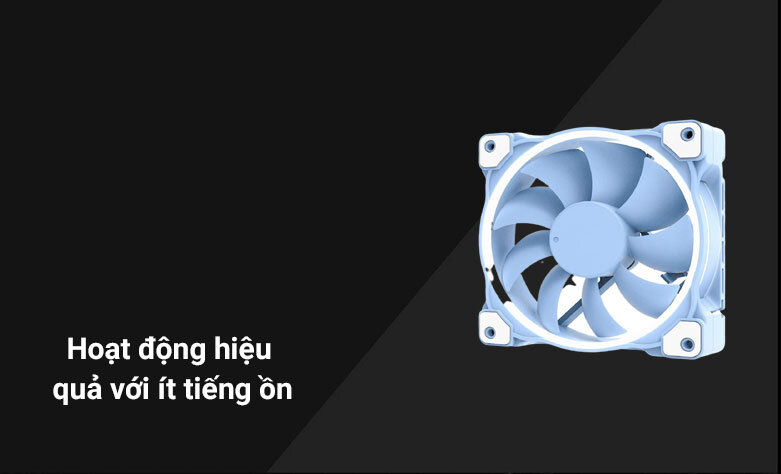 Quạt case ID-COOLING ZF-12025 (Xanh)| Hoạt động hiệu quả với ít tiếng ồn