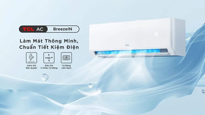 Điều hoà TCL Inverter 13000 BTU 1 chiều TBI-13CSD/TPHI gas R-32