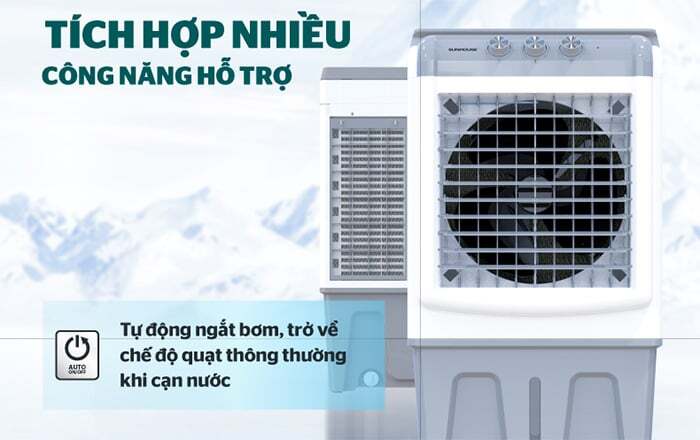 Quạt điều hòa Sunhouse SHD7744 có tính năng tự động ngắt Quạt điều hòa Sunhouse SHD7744 có tính năng tự động ngắt