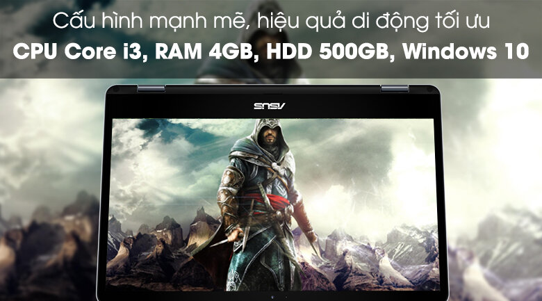 Asus TP410UA i3 7100U/4GB/500GB/Win10/(EC250T)