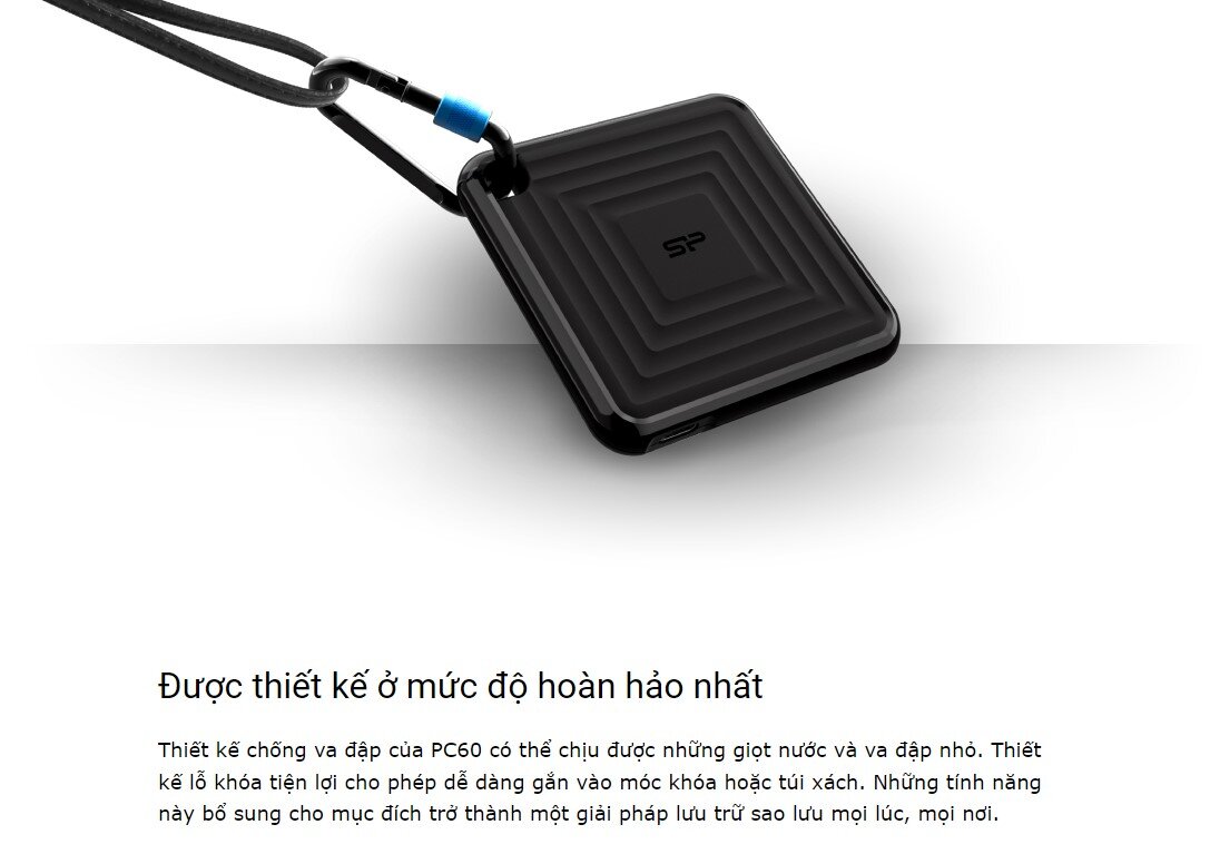 Ổ cứng di động SSD SILICON POWER PC60