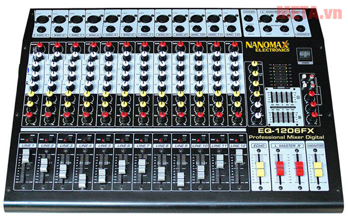 Bàn Mixer Nanomax EQ1206 FX Bàn Mixer Nanomax EQ1206 FX