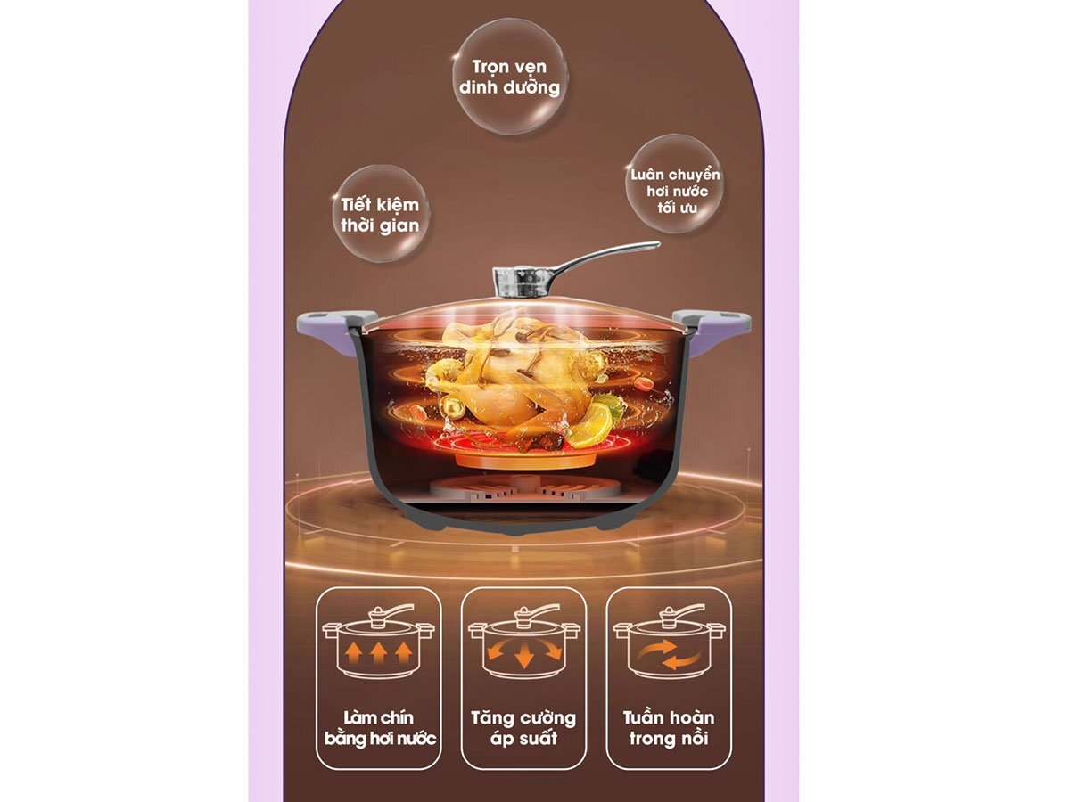 Nồi lẩu điện Kalite nấu ăn nhanh Nồi lẩu điện Kalite