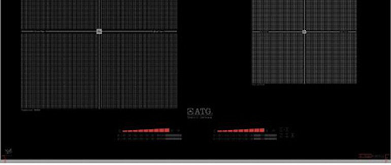 Bếp từ đôi ATG-888 PLUS được thiết kế lắp âm gọn gàng