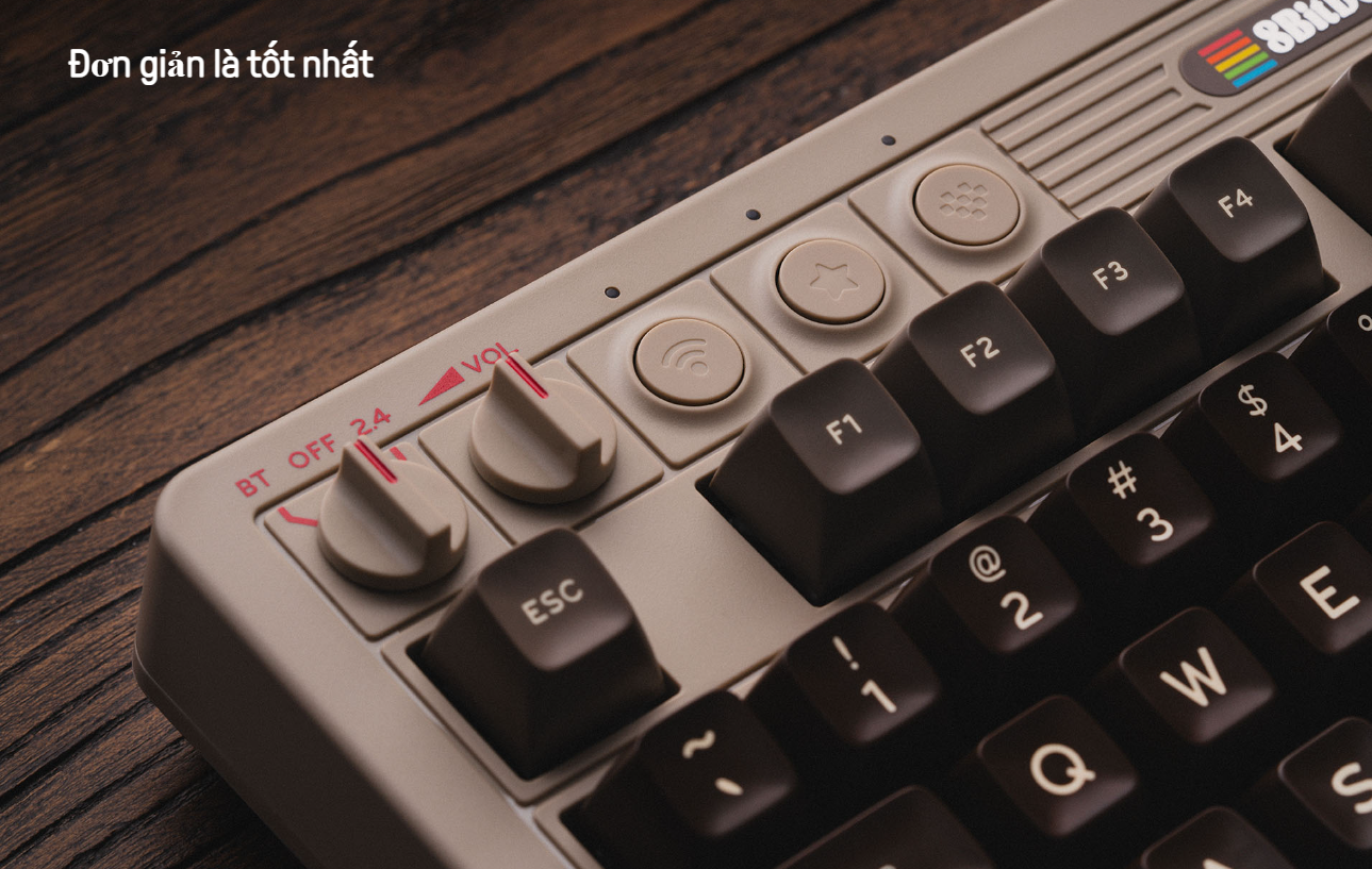 Bàn phím cơ 8BitDo Retro Mechanical Keyboard - C64 Edition 7