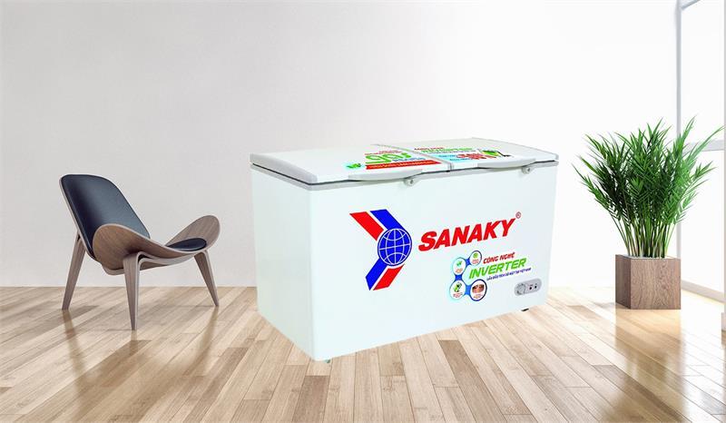 Tủ đông 280L inverter SANAKY 1 NGĂN VH 2899A3 Tủ đông 280L inverter SANAKY 1 NGĂN VH 2899A3