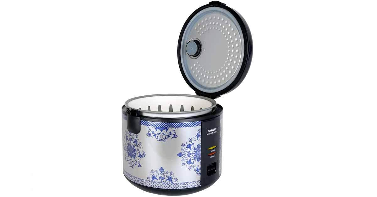 Nồi cơm điện Sharp 1.8L KS-19TJV-BC Nồi cơm điện Sharp 1.8L KS-19TJV-BC