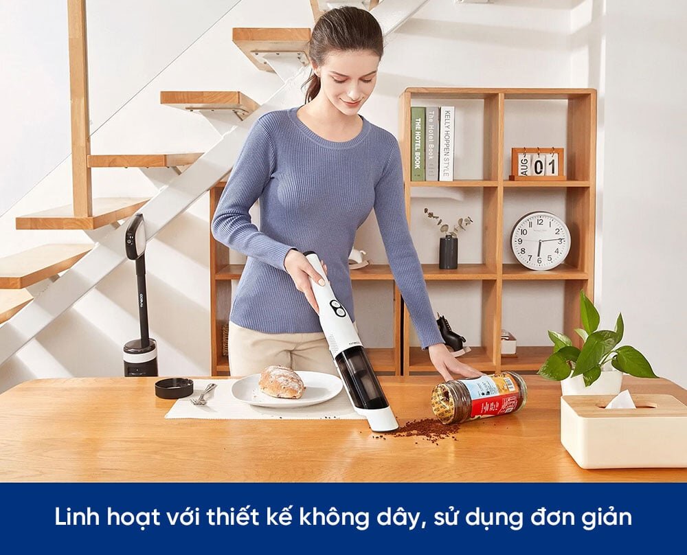 Máy hút bụi lau nhà Tineco PURE ONE MINI S4 Máy hút bụi lau nhà Tineco PURE ONE MINI S4