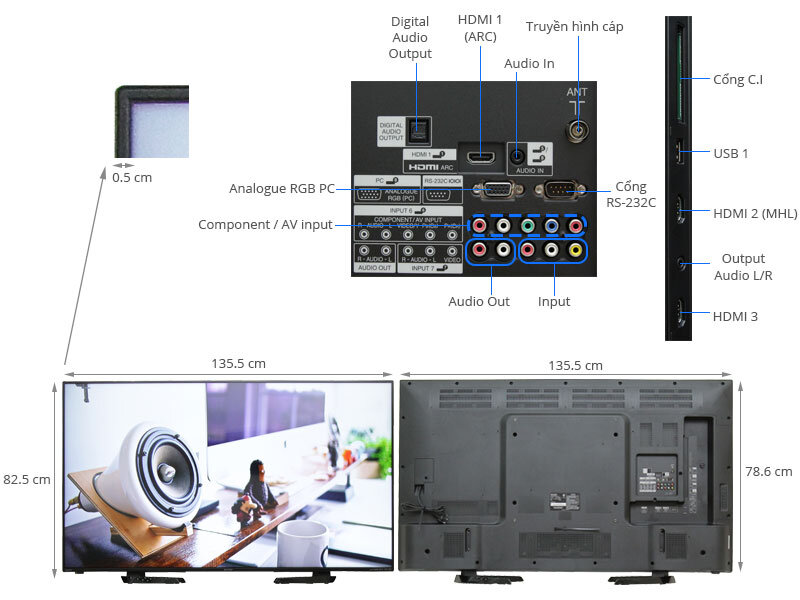 Tivi LED Sharp LC-60LE360X 60 inch