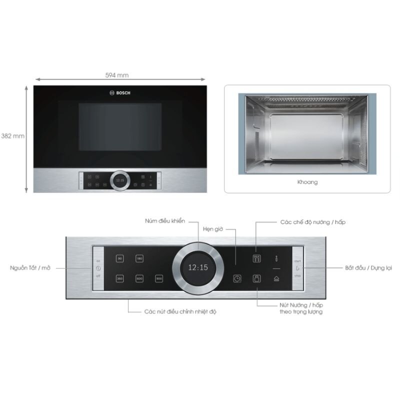 Lò vi sóng Bosch BFL634GS1