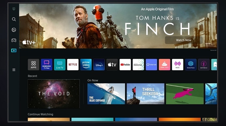 Smart Tivi Samsung 55 inch 4K UA55BU8000 hệ điều hành