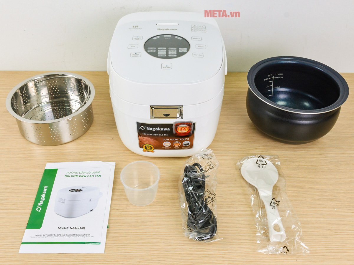 Nồi cơm điện cao tần Nagakawa NAG0139 
