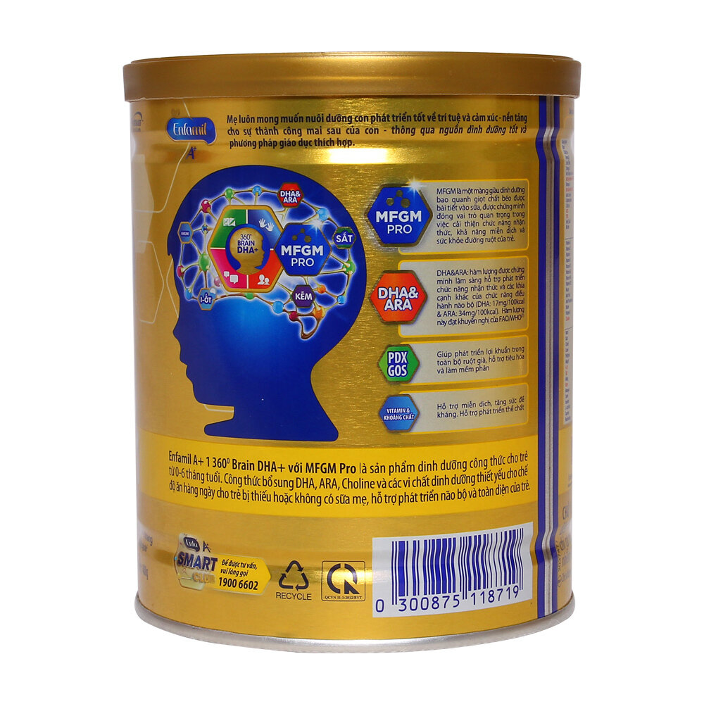  Sữa Enfamil A  1 400g (0 - 6 tháng)