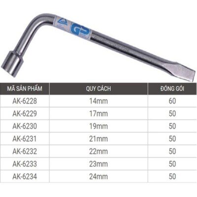 Điếu mở tắc kê xe hơi có đầu nạy 23mm Asaki AK-6233