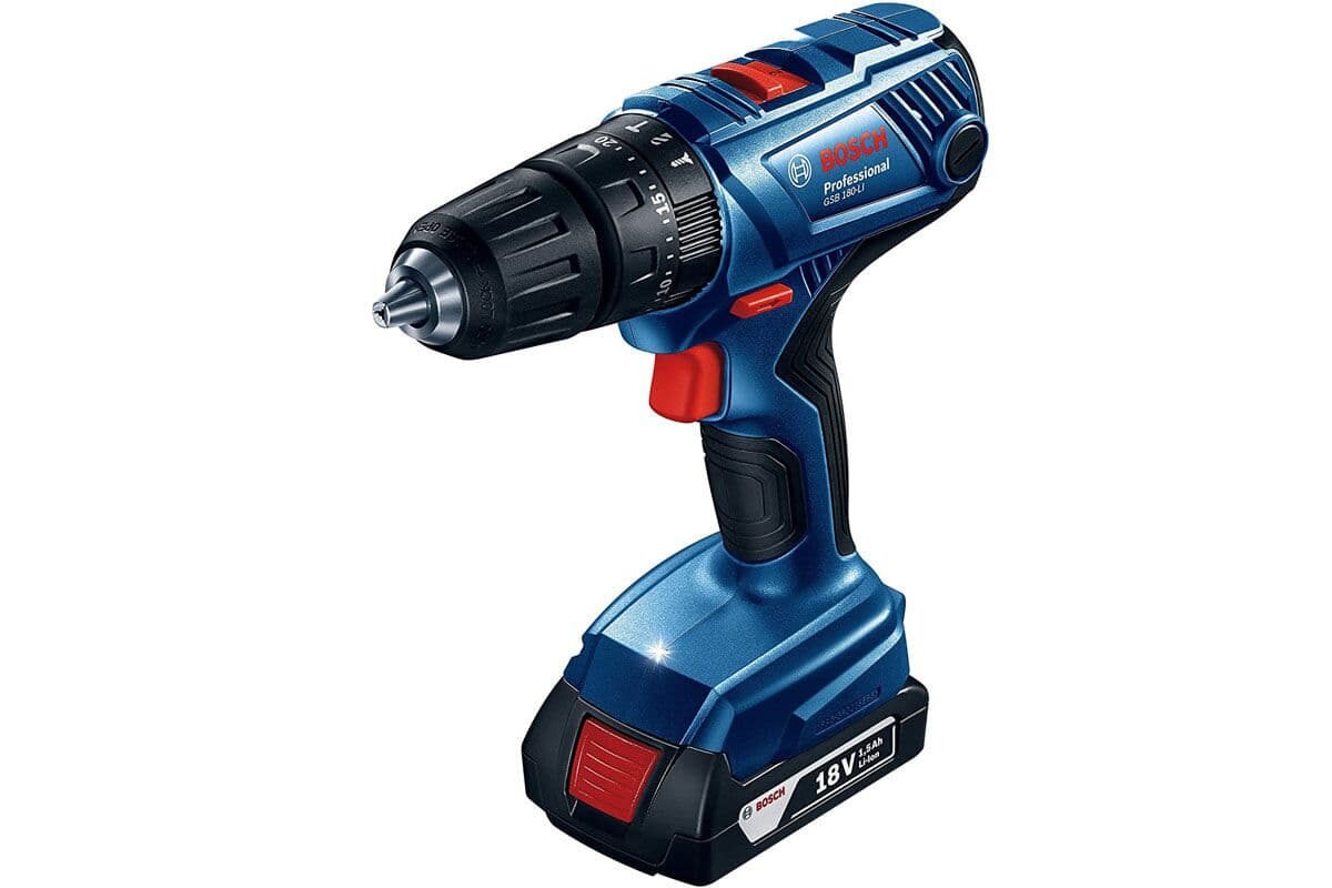 Máy khoan vặn vít động lực dùng pin 18V Bosch GSB 180-LI SET