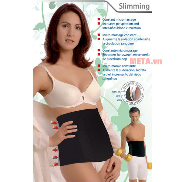 Đai bụng định hình giảm size Lanaform Dynamic Belt LA0111010E (Free Size) Đai bụng định hình giảm size Lanaform Dynamic Belt LA0111010E (Free Size)