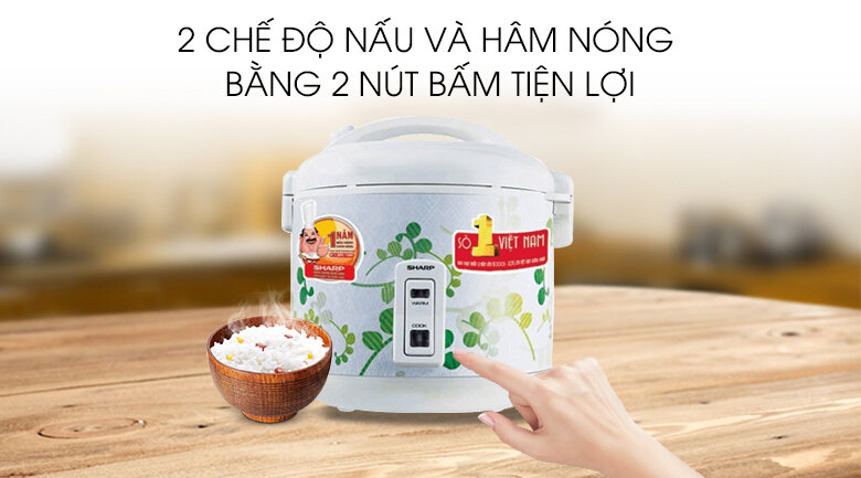 Nồi cơm điện Sharp KS-N181EV LG 1.8 lít