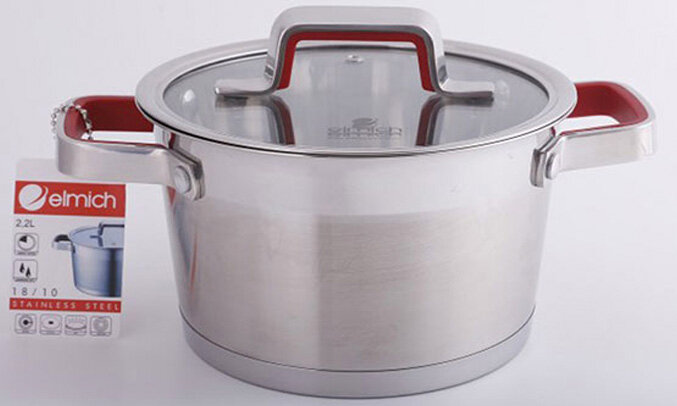 Nồi inox 304 Elmich Tupelo 24cm EL0791 chắc chắn